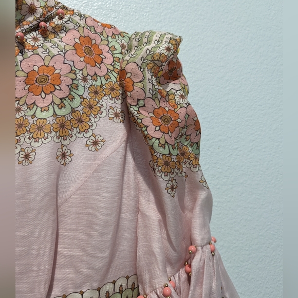 Zimmermann Kaleidoscope Bell Sleeve Gown - Picture 9 of 15